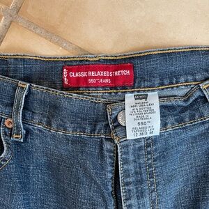 Levi 550 Classic Relax Women’s Denim Jeans Size 12